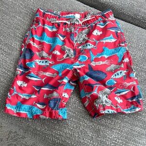 GAP Red and Blue Sporty Swimwear
